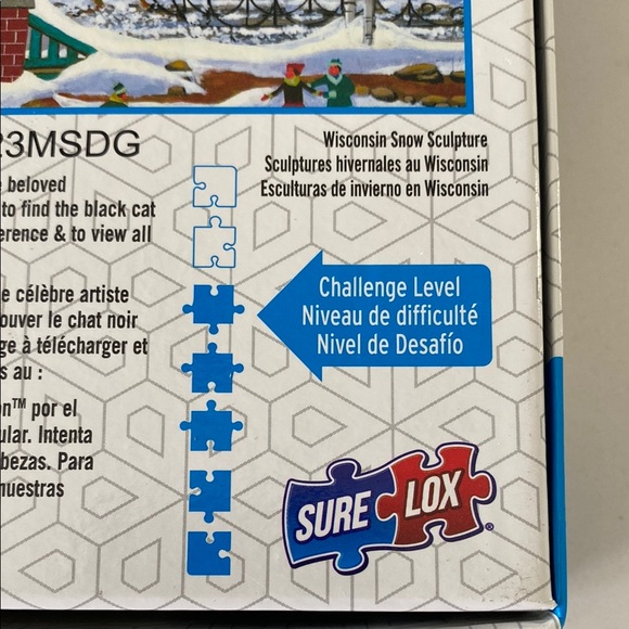 Wisconsin Snow Sculpture Hometown Collection 1000-Piece Sure-Lox Puzzle - Picture 6 of 6